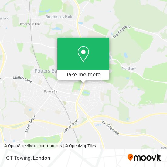 GT Towing map