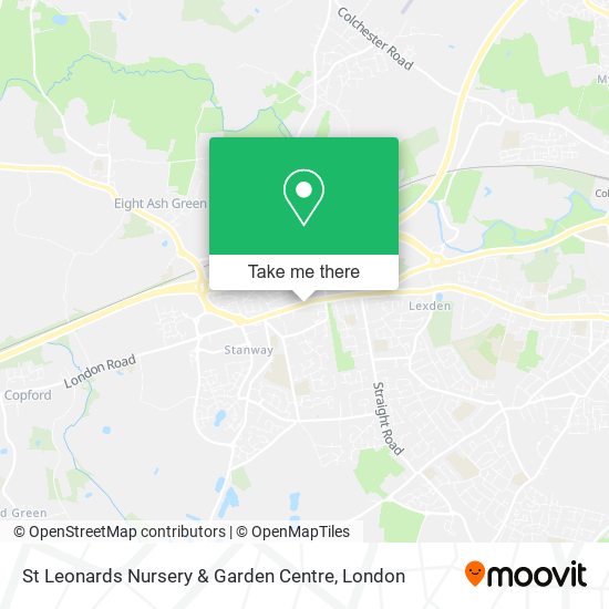 St Leonards Nursery & Garden Centre map