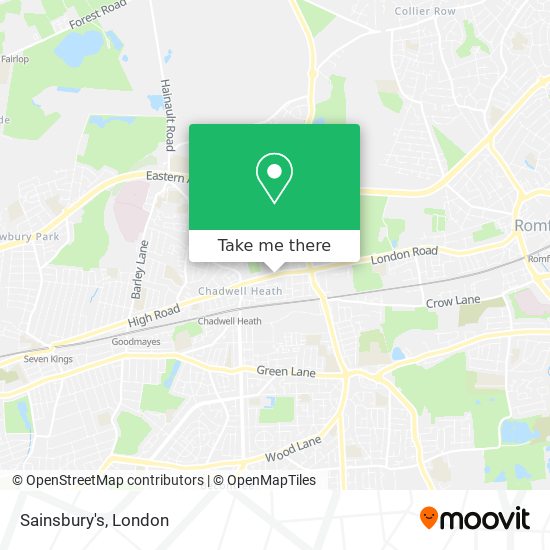 Sainsbury's map