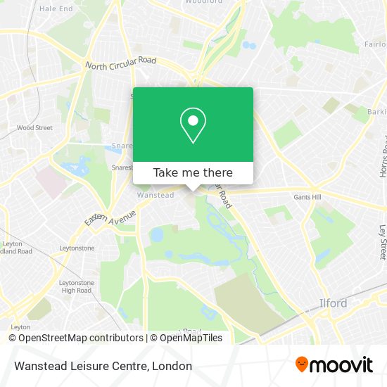 Wanstead Leisure Centre map