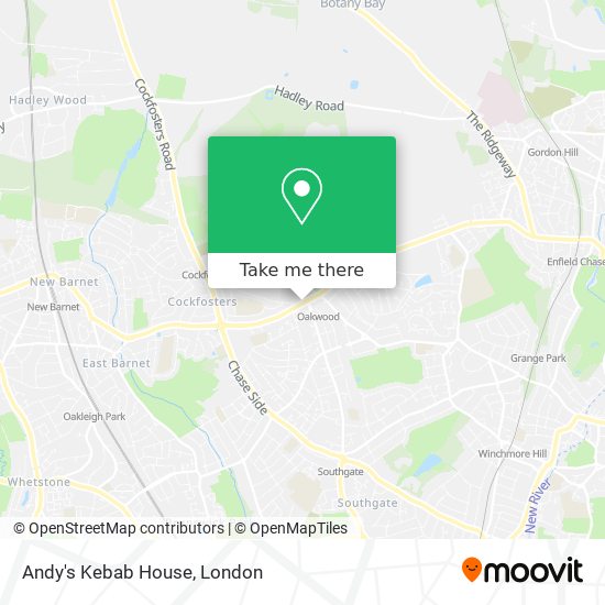 Andy's Kebab House map