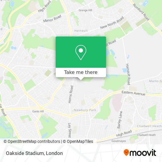 Oakside Stadium map