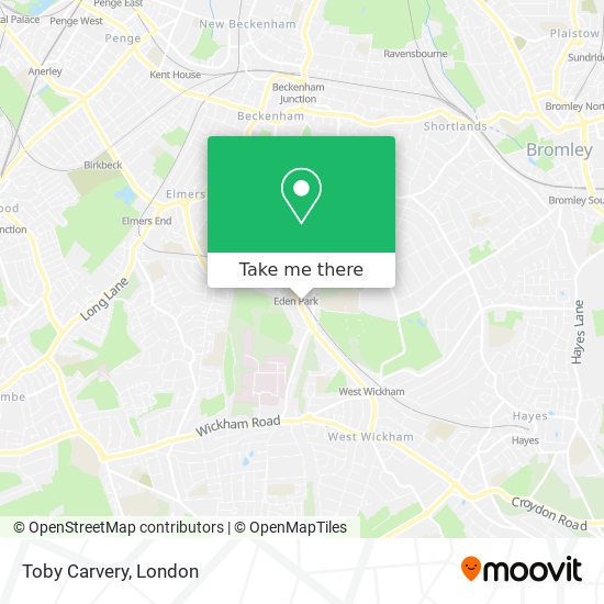 Toby Carvery map