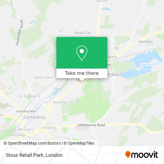 Stour Retail Park map