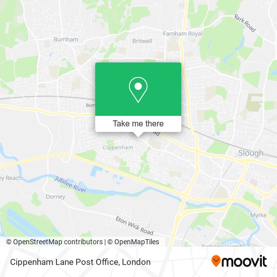 Cippenham Lane Post Office map