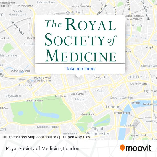 Royal Society of Medicine map