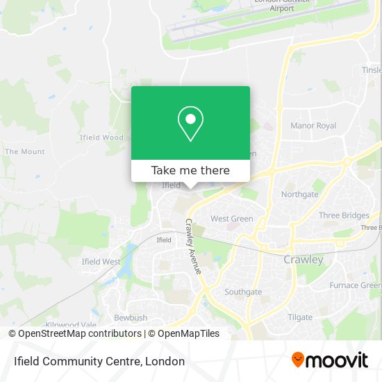 Ifield Community Centre map
