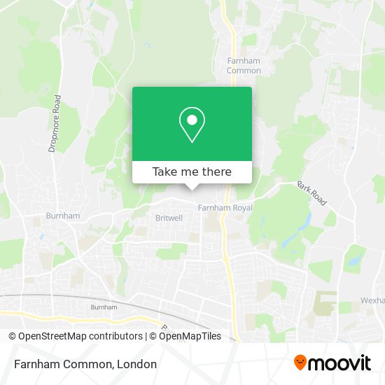 Farnham Common map
