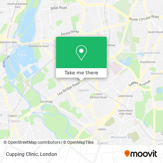 Cupping Clinic map