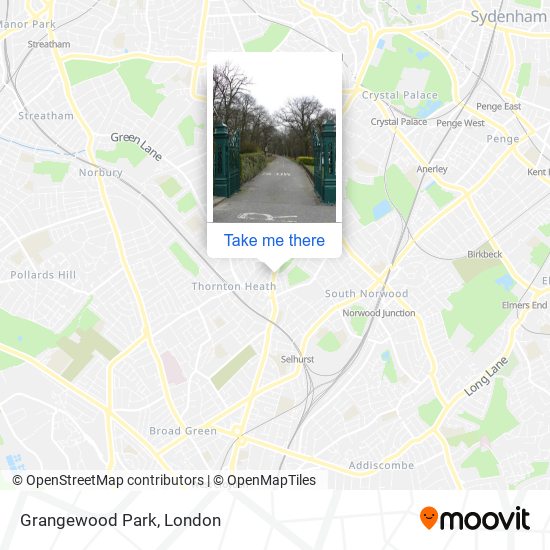 Grangewood Park map