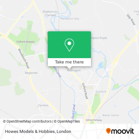 Howes Models & Hobbies map