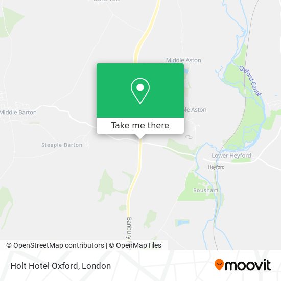 Holt Hotel Oxford map