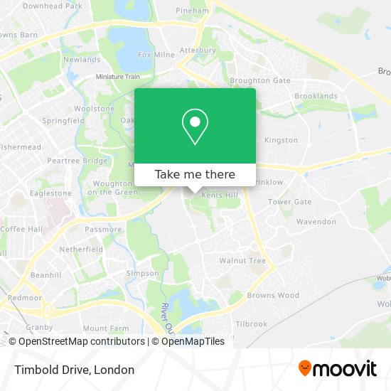 Timbold Drive map