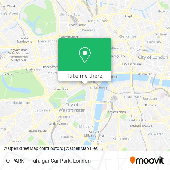 Q-PARK - Trafalgar Car Park map