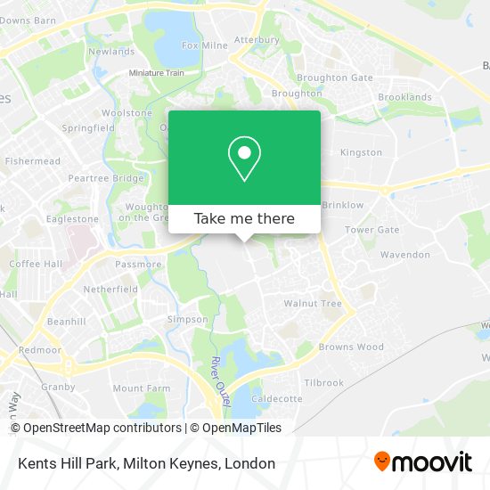 Kents Hill Park, Milton Keynes map