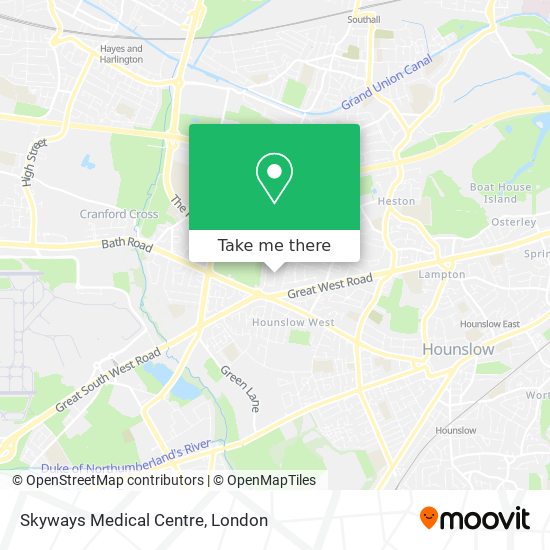 Skyways Medical Centre map