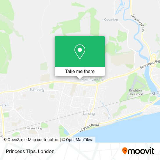 Princess Tips map
