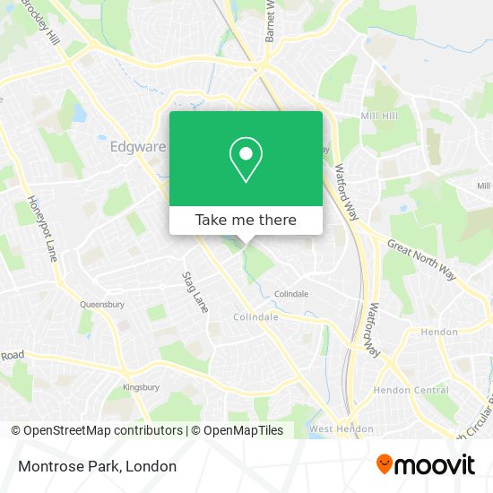 Montrose Park map