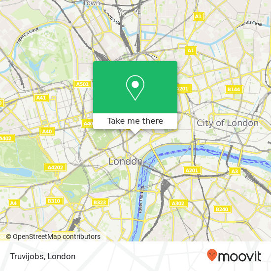 Truvijobs, James Street Covent Garden London WC2E 8NS map