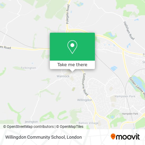 Willingdon Community School map