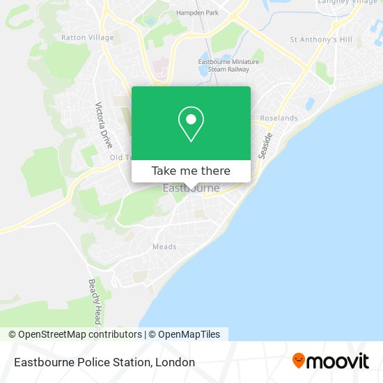 Eastbourne Police Station map