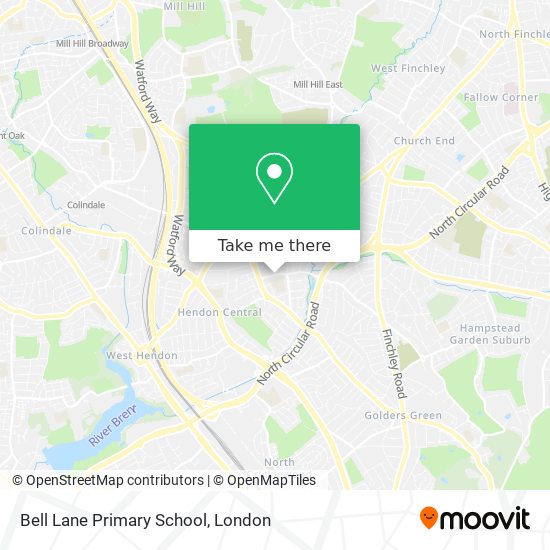 Bell Lane Primary School map