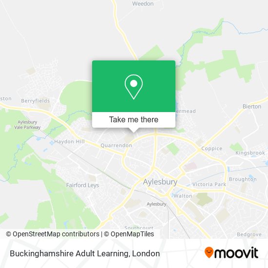 Buckinghamshire Adult Learning map