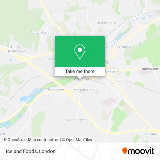 Iceland Foods map