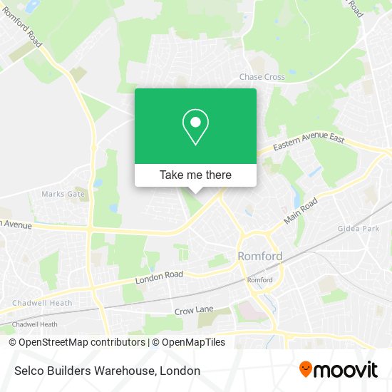 Selco Builders Warehouse map