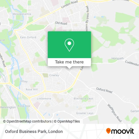 Oxford Business Park map