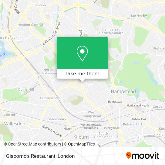 Giacomo's Restaurant map