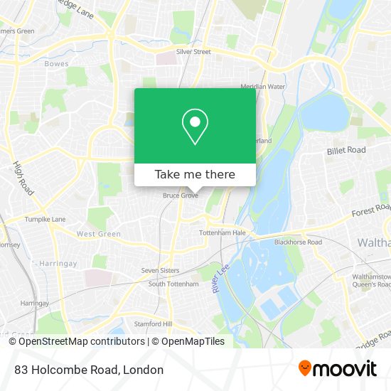 83 Holcombe Road map