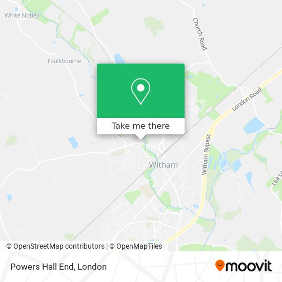 Powers Hall End map