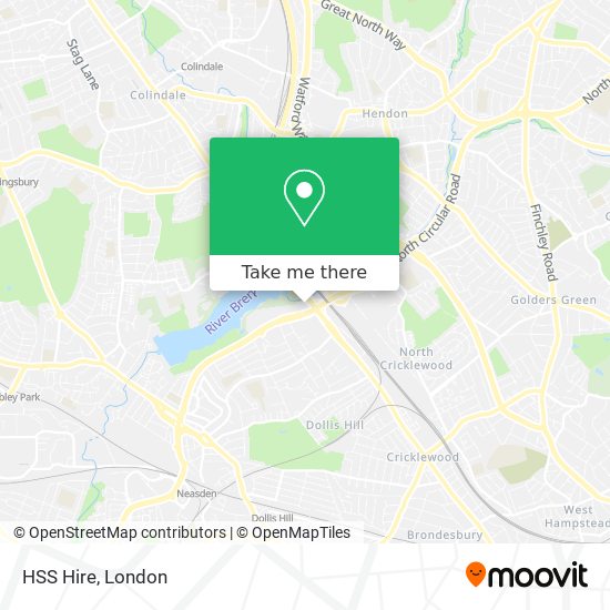 HSS Hire map