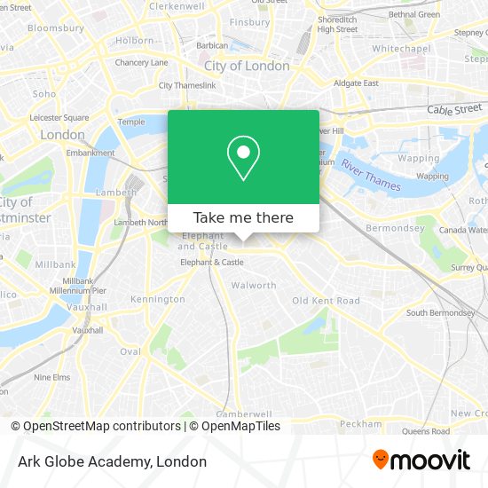 Ark Globe Academy map