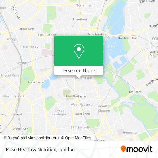 Rose Health & Nutrition map