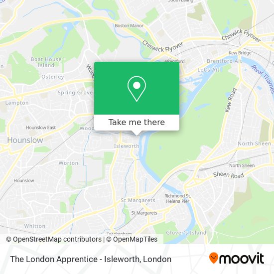 The London Apprentice - Isleworth map