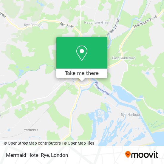 Mermaid Hotel Rye map