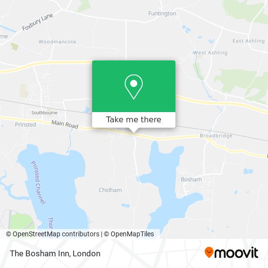 The Bosham Inn map