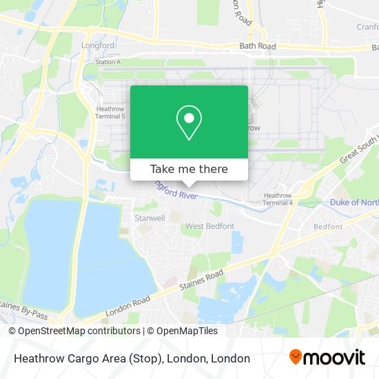 Heathrow Cargo Area (Stop), London map