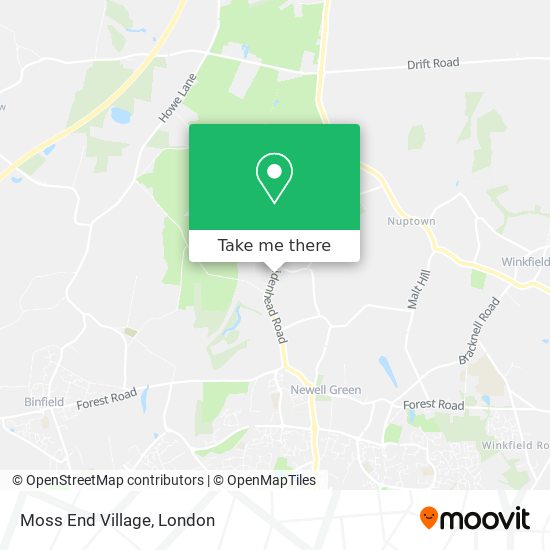 Moss End Village map