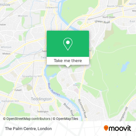 The Palm Centre map