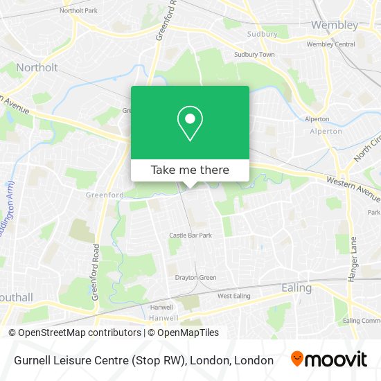 Gurnell Leisure Centre (Stop RW), London map