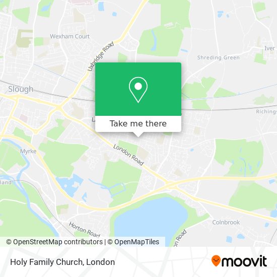 Holy Family Church map