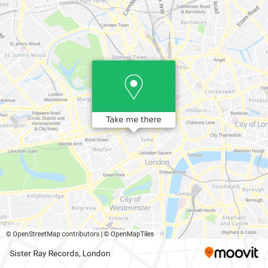 Sister Ray Records map