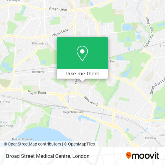 Broad Street Medical Centre map