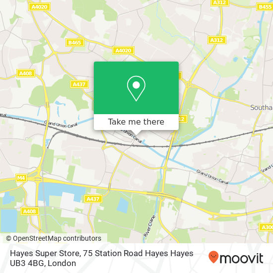 Hayes Super Store, 75 Station Road Hayes Hayes UB3 4BG map