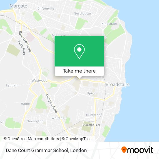 Dane Court Grammar School map
