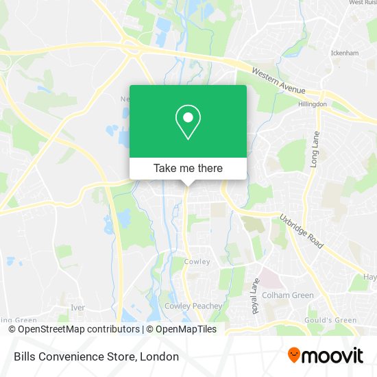 Bills Convenience Store map
