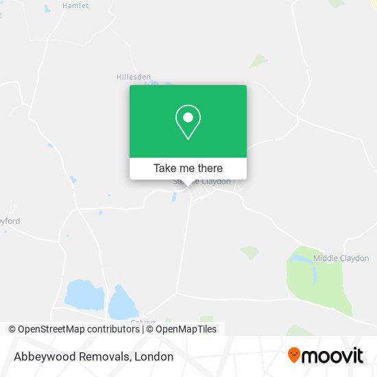 Abbeywood Removals map